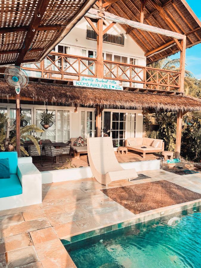 Serenity Luxurious Beachfront Villa & Spa With Private Infinity Pool, 8 Guests Gili Air Exteriér fotografie