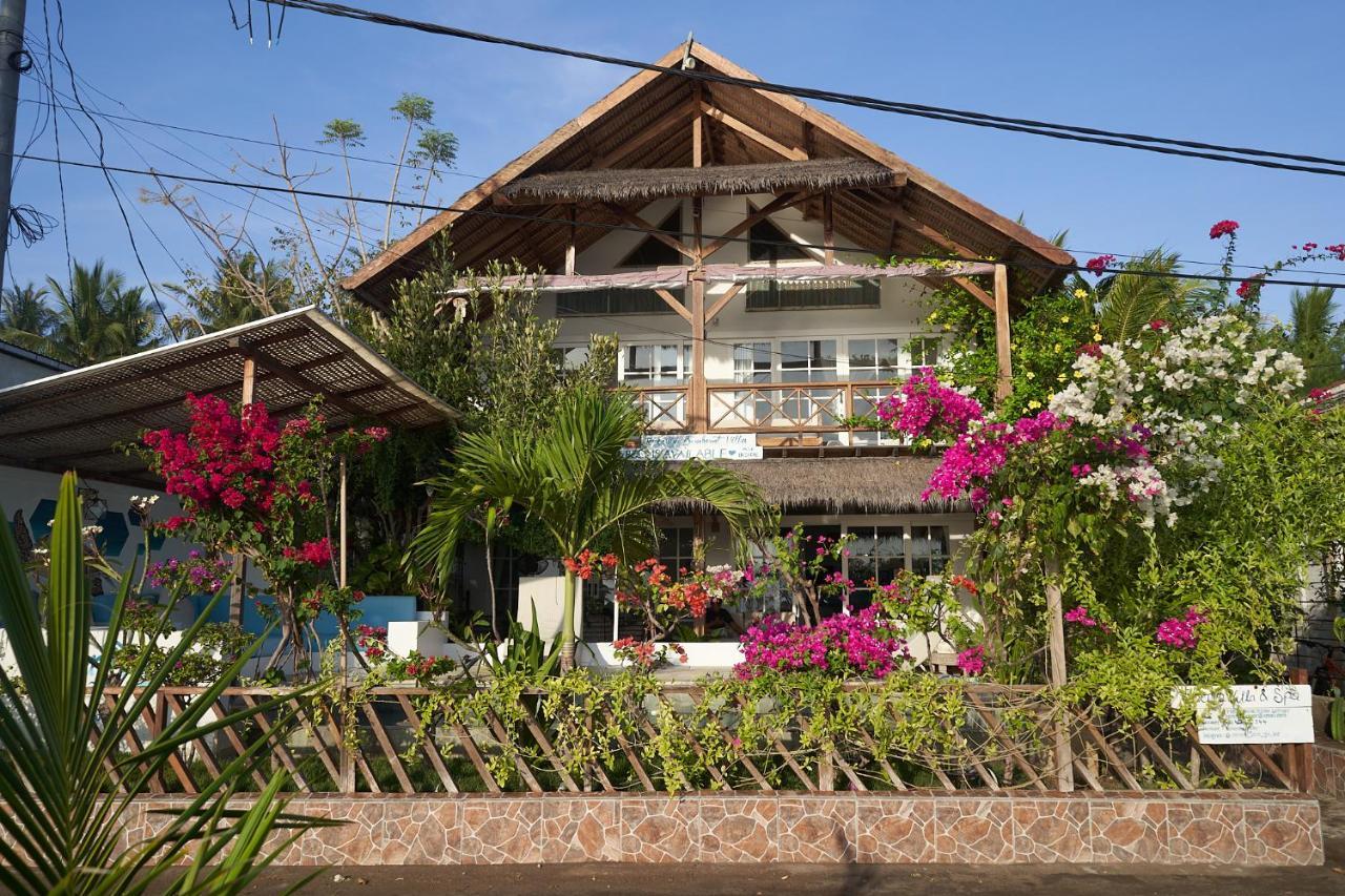 Serenity Luxurious Beachfront Villa & Spa With Private Infinity Pool, 8 Guests Gili Air Exteriér fotografie